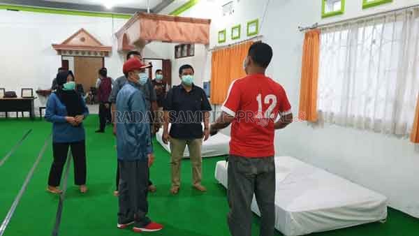 TEMPAT ISOLASI : Pemerintah Kabupaten Seruyan siapkan tempat isolasi cadangan di Mess Pemda untuk pasien Covid-19. Hal ini dilakukan untuk merespon peningkatan pasien terkonfirmasi yang terus meningkat di wilayah tersebut