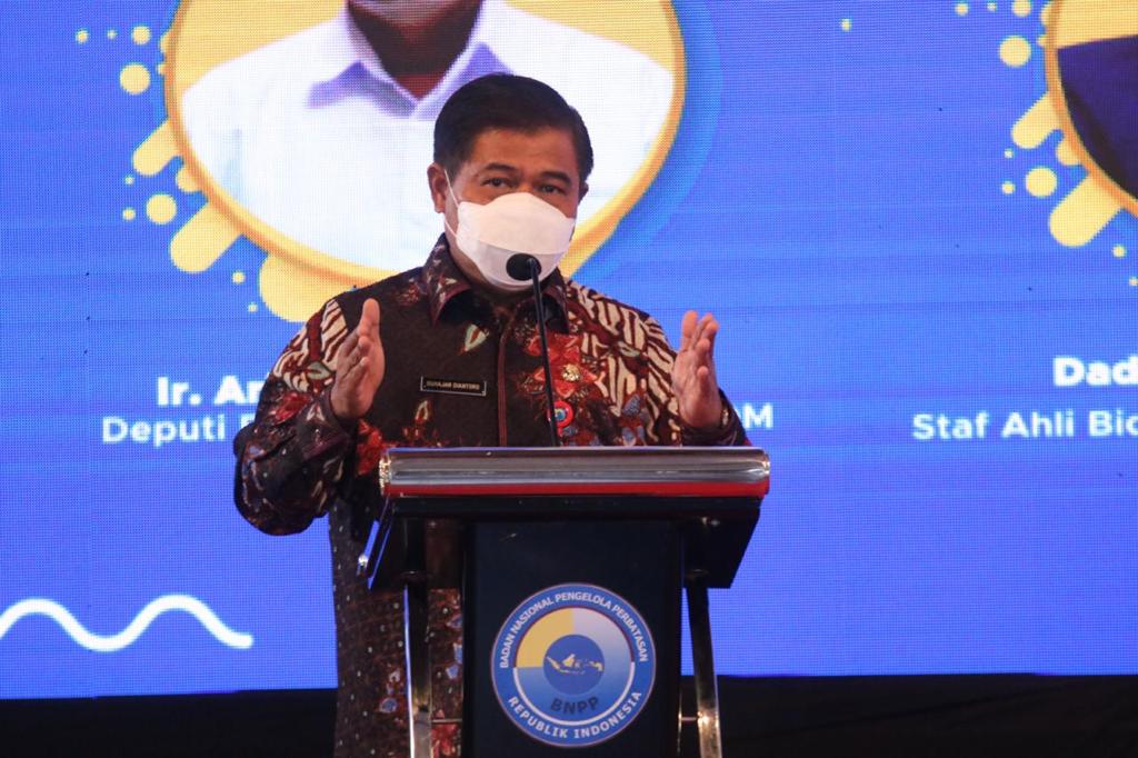 Pelaksana tugas (Plt) Sekretaris Badan Nasional Pengelola Perbatasan (BNPP) Suhajar Diantoro,