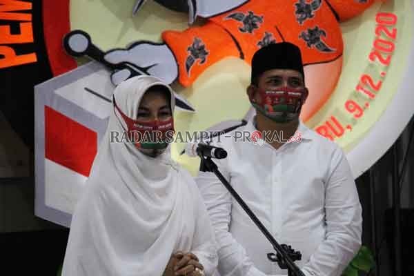 Pasangan calon Suprianti Rambat - Muhammad Arsyad