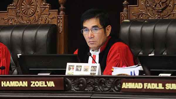 Ketua Mahkamah Konstitusi Hamdan Zoelva