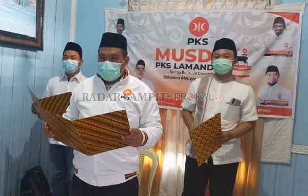 MUSYAWARAH DAERAH : Musyawarah Daerah (Musda) V Partai Keadilan Sejahtera (PKS) Lamandau digelar secara virtual dan memastikan Karsidi sebagai ketua DPD PKS Lamandau Periode 2020-2025.(ISTIMEWA/RADAR PANGKALAN BUN)