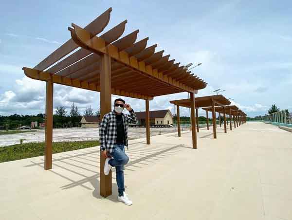 Salah satu fasilitas baru di Destinasi Wisata Ujung Pandaran di Kecamatan Teluk Sampit. (DOK.RENGGA DWI PUTRA FOR RADAR SAMPIT)