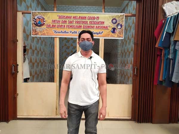 Ketua Pengurus Pasar Besar Kota Palangka Raya Sarif Rosadi