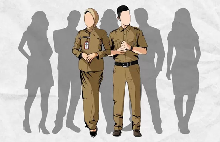 Ilustrasi PNS.