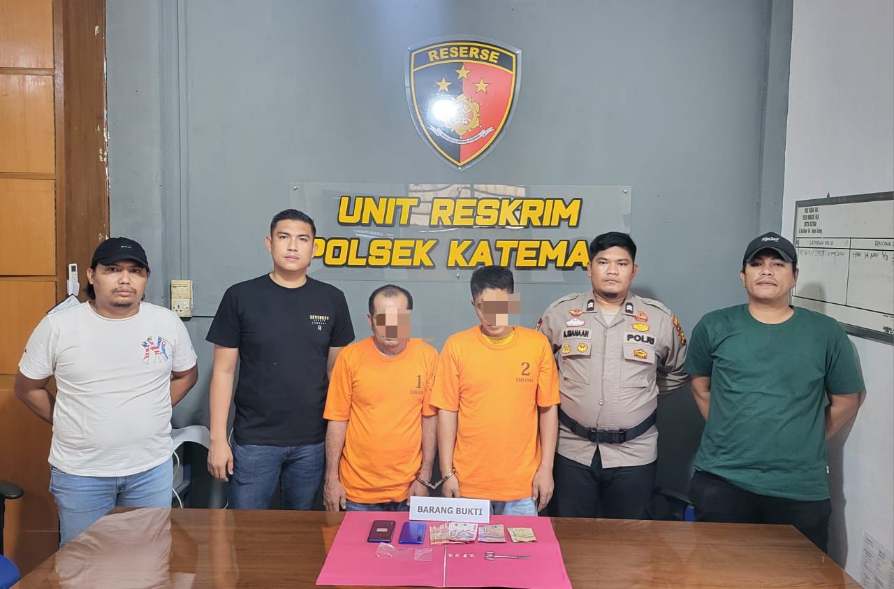 Polres Indragiri Hilir (nhil) menangkap dua pelaku narkotika jenis sabu, Ahad (14/1/2024).