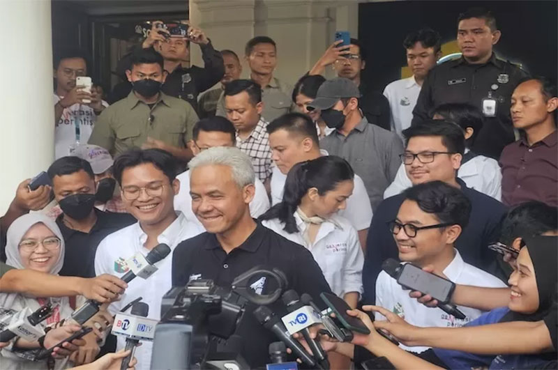 Ganjar Pranowo mengaku siap membahas persoalan Wadas di debat capres keempat. (@ganjar_pranowo)
