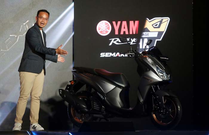 Yamaha Indonesia Motor Manufacturing (YIMM) meluncurkan LEXi 155 Series yang dilengkapi dengan Microchip, Sabtu (13/1/2024).