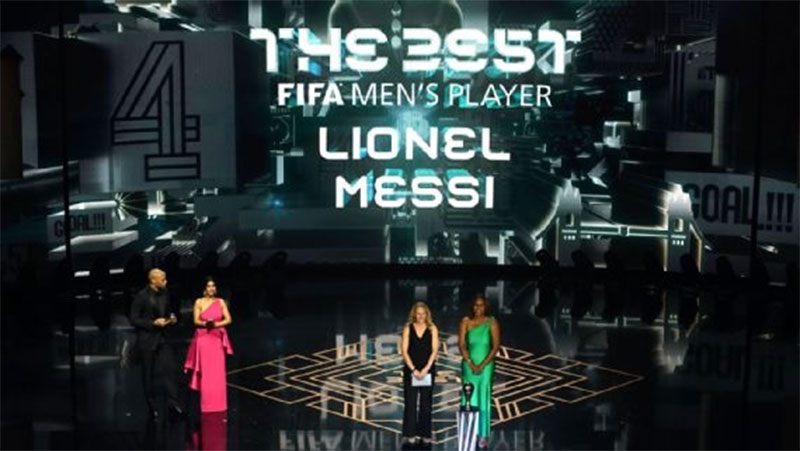 Lionel Messi terpilih sebagai The Best FIFA Men