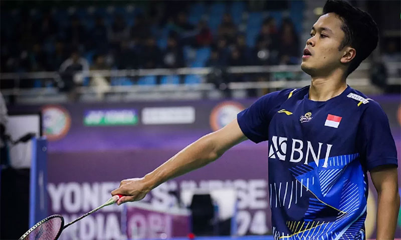Anthony Ginting gugur di perempat final India Open 2024, setelah kalah dari wakil Hong Kong, Lee Cheuk Yiu, Jumat (19/1/2024).