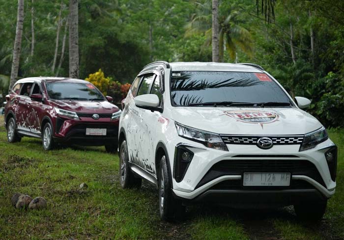 Petualangan Terios 7 Wonders 2024 yang mengeksplorasi Ternate-Halmahera, Jumat (19/1/2024).