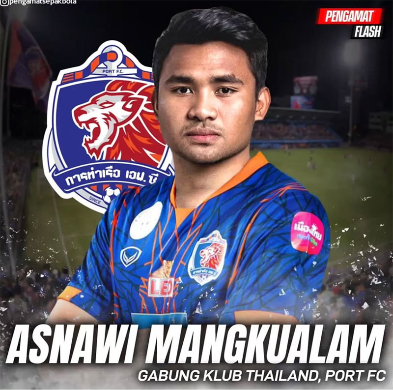 Kapten Timnas Indonesia Asnawi Mangkualam resmi direkrut klub kasta teratas Liga Thailand, Port FC.