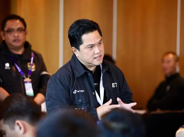 Ketua Umum PSSI Erick Thohir tetap bangga walaupun Timnas Indonesia dicukur Australia 4-0 di babak 16 besar Piala Asia 2023.