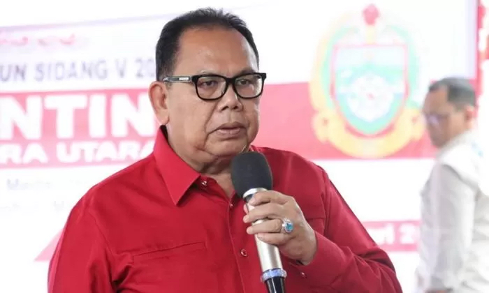 Ketua DPRD Sumut Baskami Ginting.