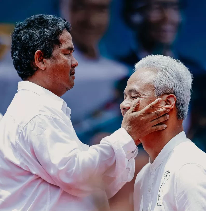 Ganjar ketika mengunjungi Balikpapan