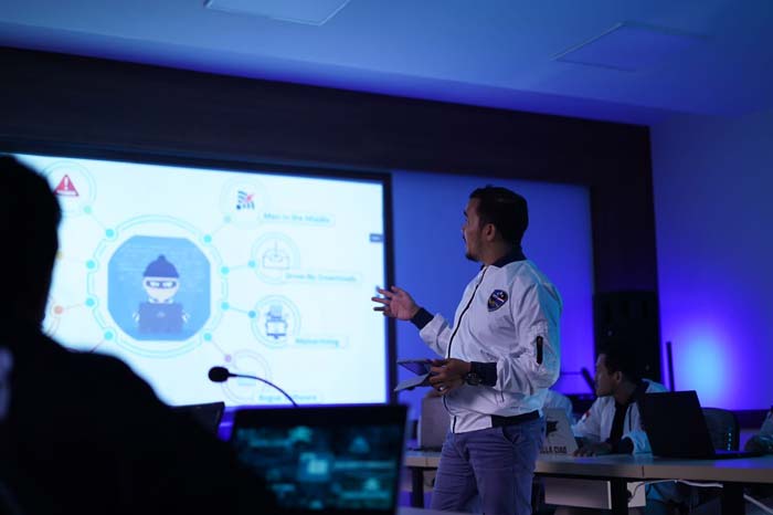 Patroli Siber yang dilakukan Subdit V Ditreskrimsus Polda Riau, belum lama ini.&nbsp;