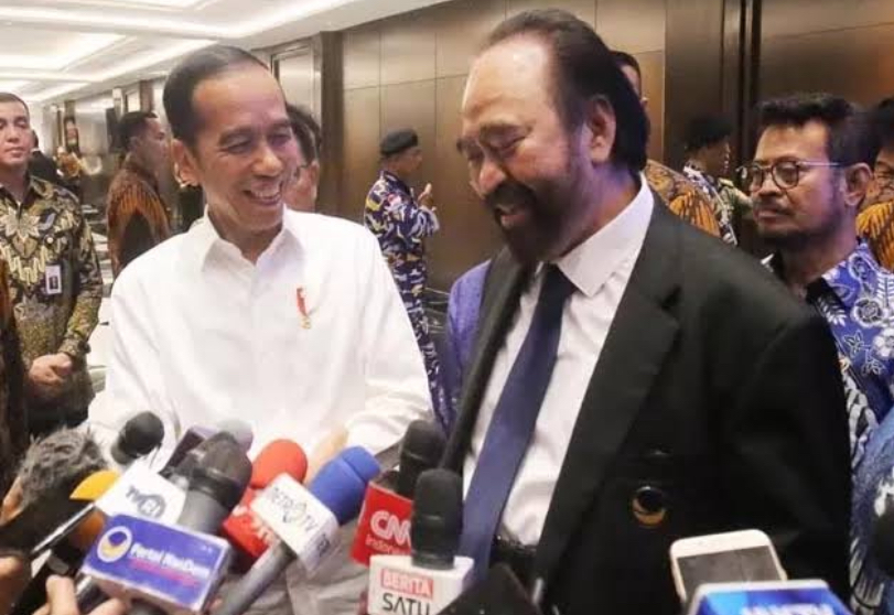 Presiden RI Joko Widodo dan Ketua Umum Partai Nasdem Surya Paloh.