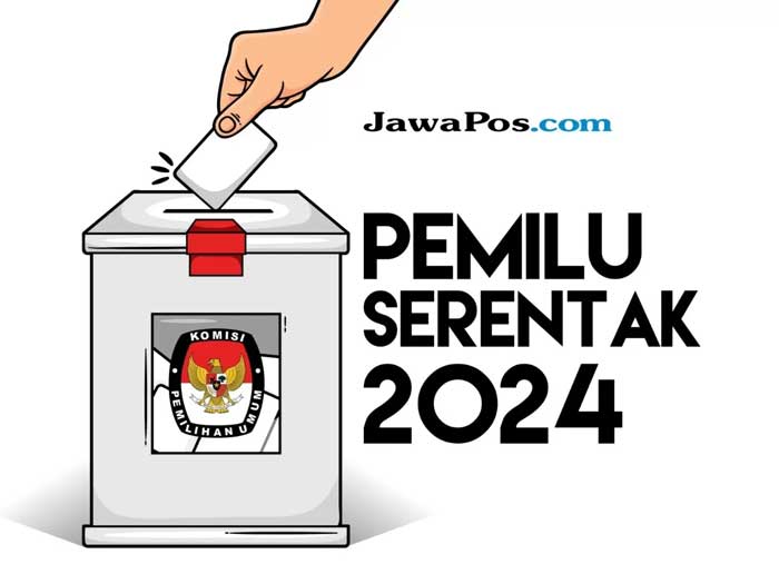 Ilustrasi Pemilu 2024. (Dimas Pradipta/JawaPos.com)