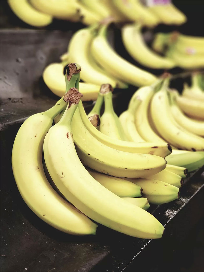 Pisang, salah satu makanan yang dapat meringankan sakit kepala.