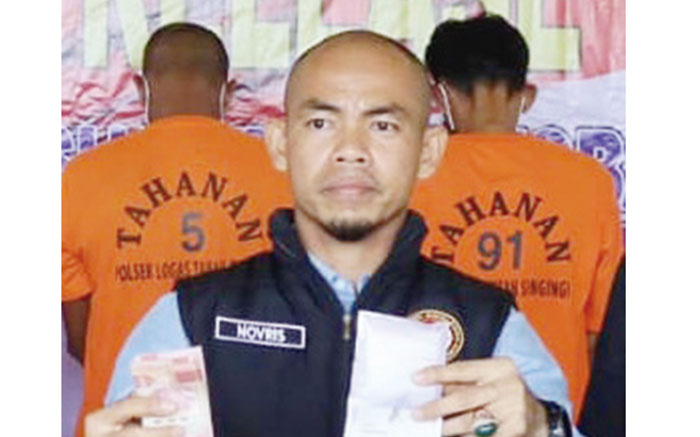 NOVRIS H SIMANJUNTAK Kasat Resnarkoba Polres Kuansing