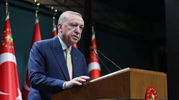 Erdogan berikan kritikan pedasnya terhadap PBB dan negara-negara Barat yang hanya menonton perang Israel di Gaza /(Sumber Foto : Anadolu Agency)