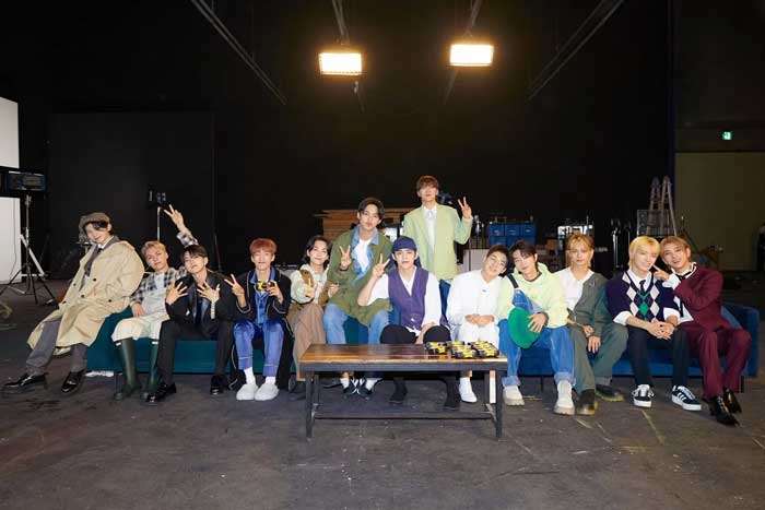 Boygroup K-Pop SEVENTEEN.