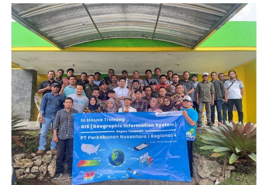Karyawan PTPN I Regional 4 foto bersama saat mengikuti Pelatihan Digital Mapping, beberapa hari lalu.