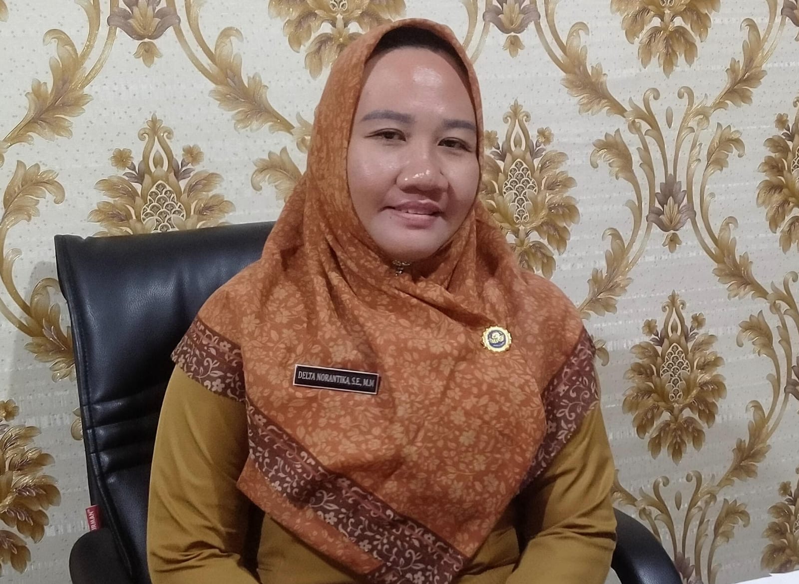 Delta Norantika, Kabid Pengembangan Perdagangan Dalam Negeri Disperindagsar Rohil.