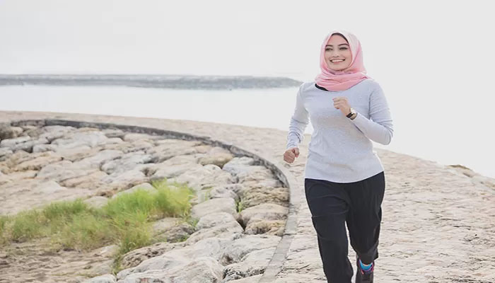 Persiapan fisik menyambut bulan puasa Ramadan 2024.