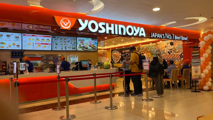 SOFT OPENING: Yoshinoya Japanese Restaurant resmi buka di Lantai 1 Mal SKA Pekanbaru,  Kamis (7/3/2024).