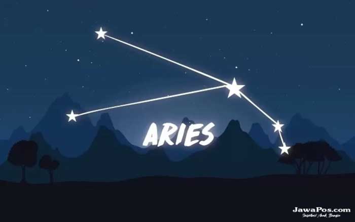 ilustrasi zodiak Aries.