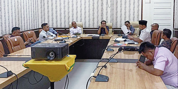Badan Musyawarah DPRD Rohil kembali menggelar rapat lanjutan,dihadiri  Ketua DPRD Rohil, Wakil Ketua, serta sejumlah anggota dewan lainnya dan Sekwan DPRD Rohil, Rabu (13/3/2024).