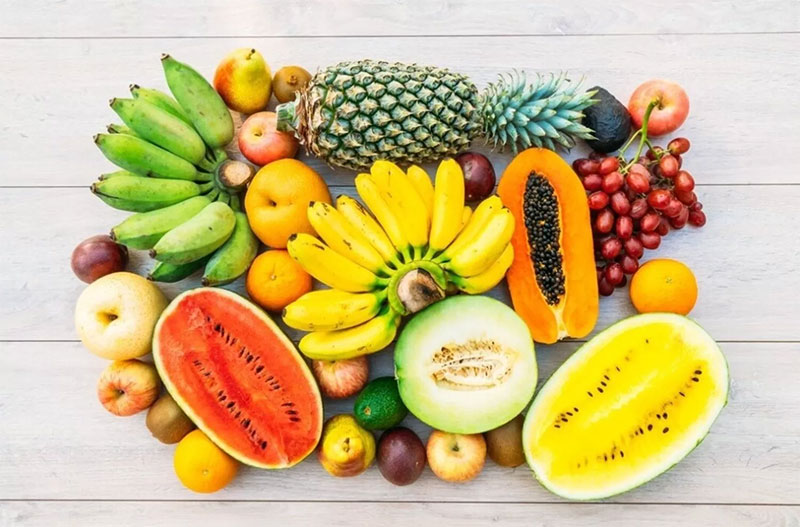 Ilustrasi buah-buahan.