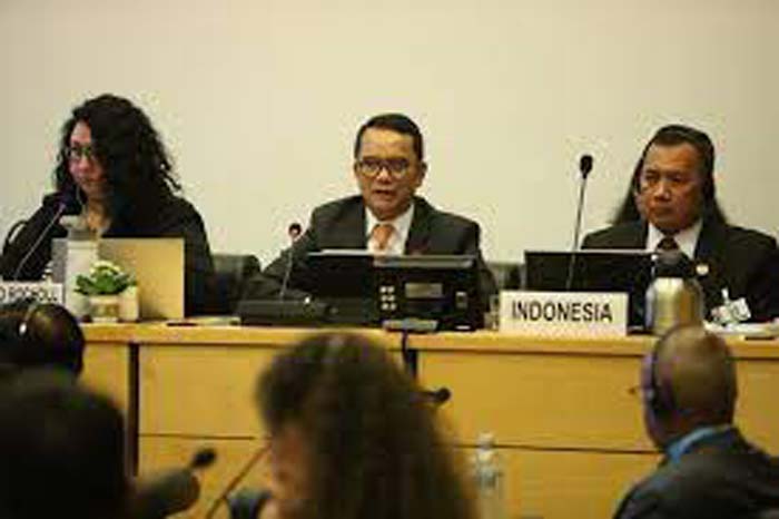 Delegasi Indonesia menyampaikan perkembangan kemajuan dan perlindungan HAM pada dialog dengan Komite Hak Ekonomi, Sosial dan Budaya PBB, beberapa waktu lalu.