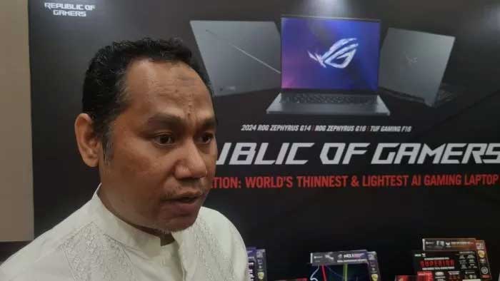 Head of Public Relations ASUS Indonesia Muhammad Firman.