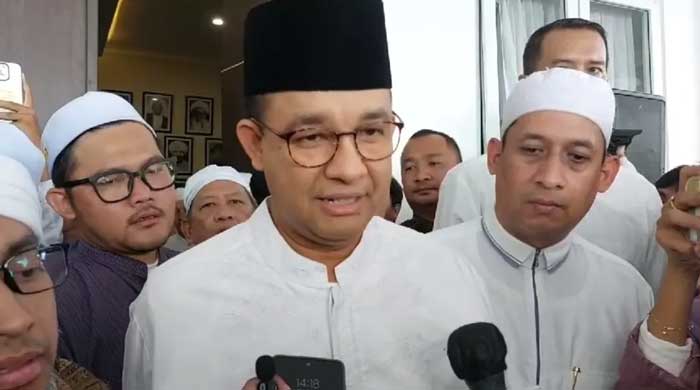 Calon presiden nomor urut 1 Anies Baswedan.