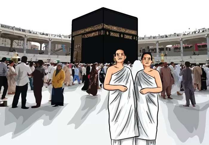 Ilustrasi haji.