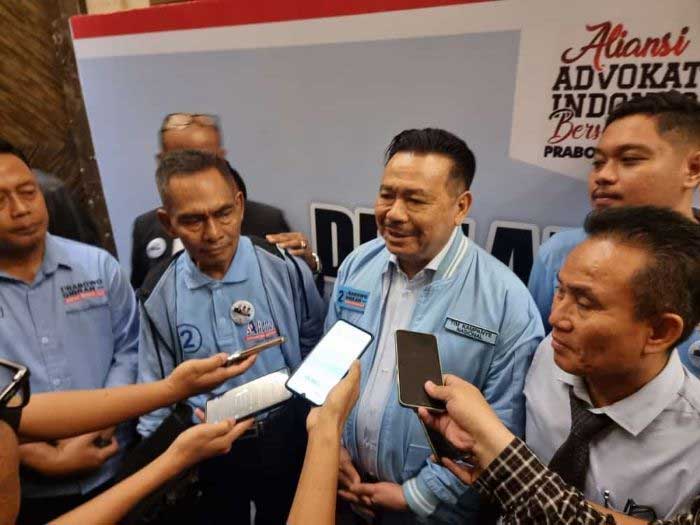 Otto Hasibuan rapatkan barisan dukung Prabowo di Surabaya.