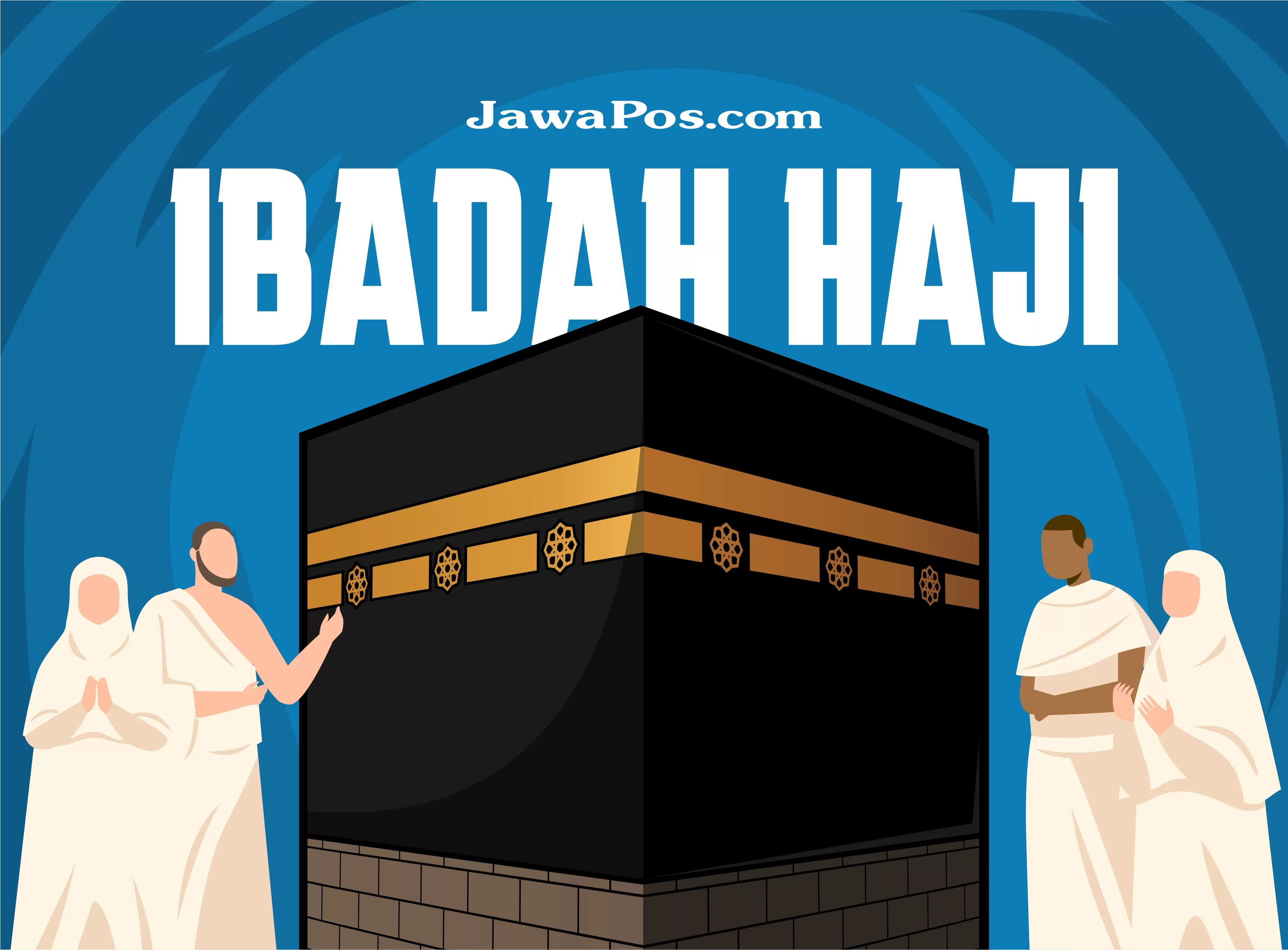 Ilustrasi ibadah Haji.