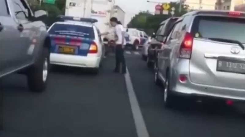 ILUSTRASI. Mobil polisi
