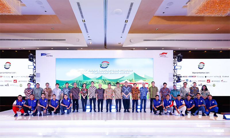 Pembukaan Astra Siaga Lebaran di Catur Dharma Hall, Menara Astra, Jakarta  Senin, 1 April 2024.