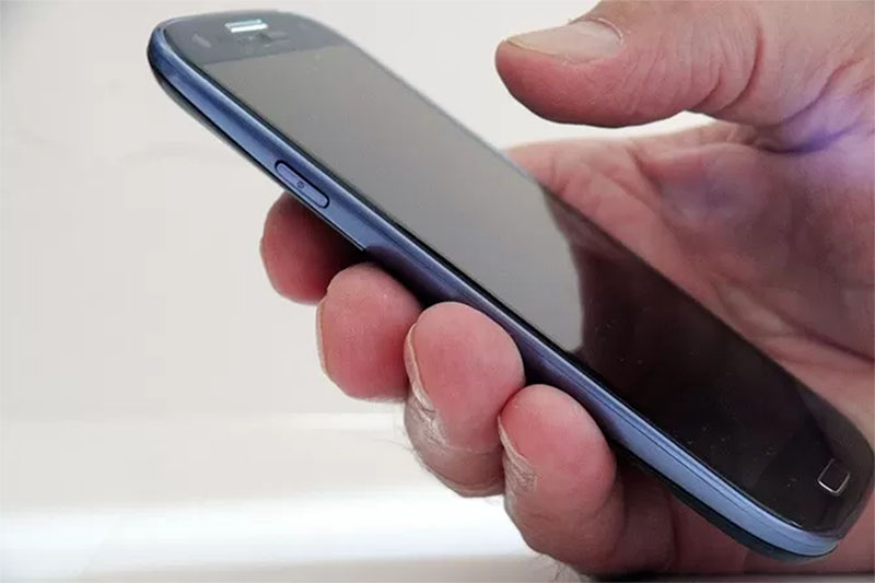Ilustrasi handphone.