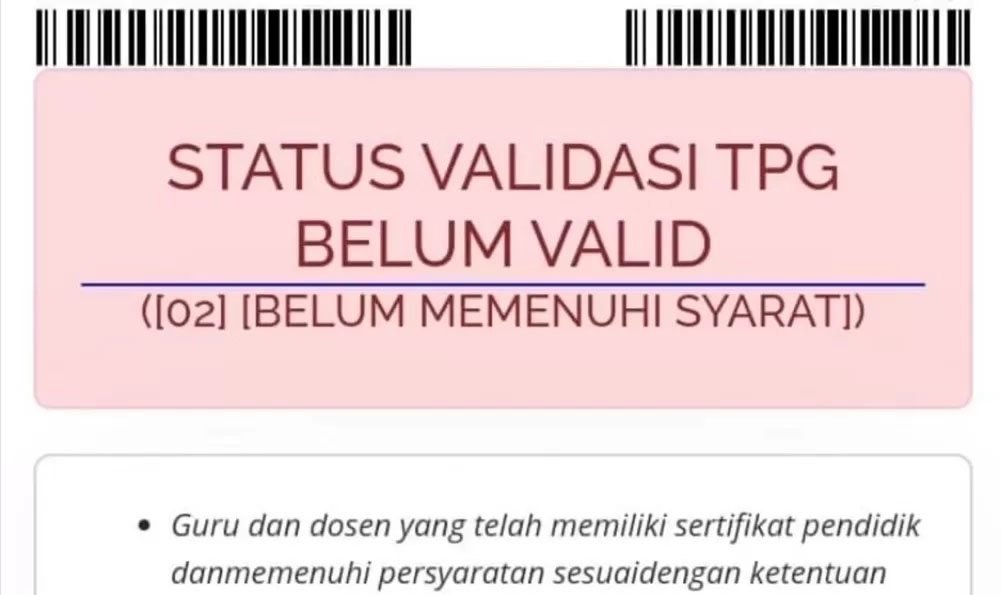 Arti 8 Kode Info GTK Tunjangan Sertifikasi Guru atau TPG, Pahami Jangan sampai Batal Cair