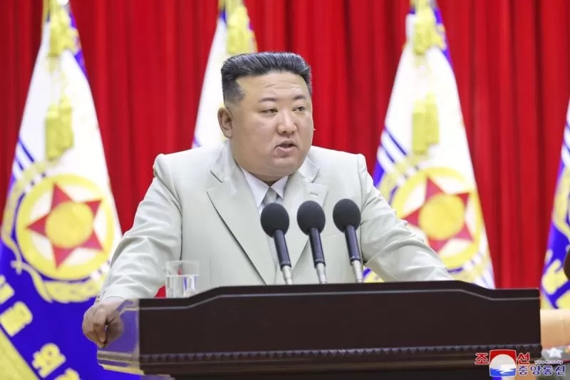 Pemimpin Korea Utara Kim Jong Un.