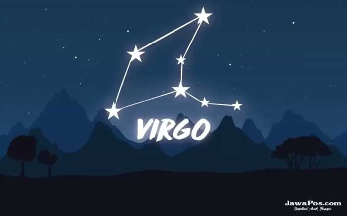 Ilustrasi zodiak Virgo.