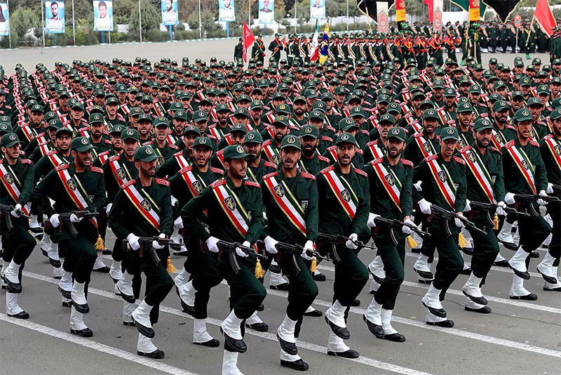 IRGC, Korps Militer Iran serang Israel.