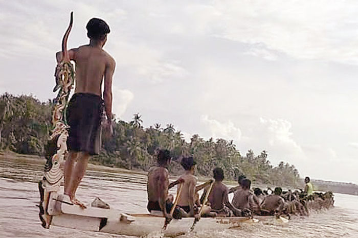 Jalur baru Lintah Djalang dari Desa Petapahan Kecamatan Gunung Toar saat latihan, Senin (22/4/2024).