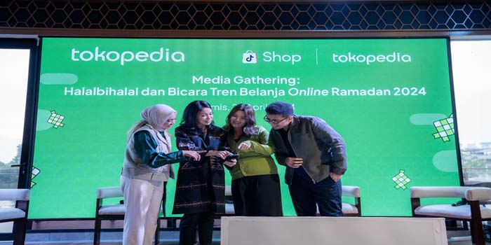 Tokopedia bersama TikTok melalui Shop|Tokopedia mempermudah masyarakat Indonesia untuk memenuhi keperluan selama Ramadan-Idulfitri 2024 lalu.
