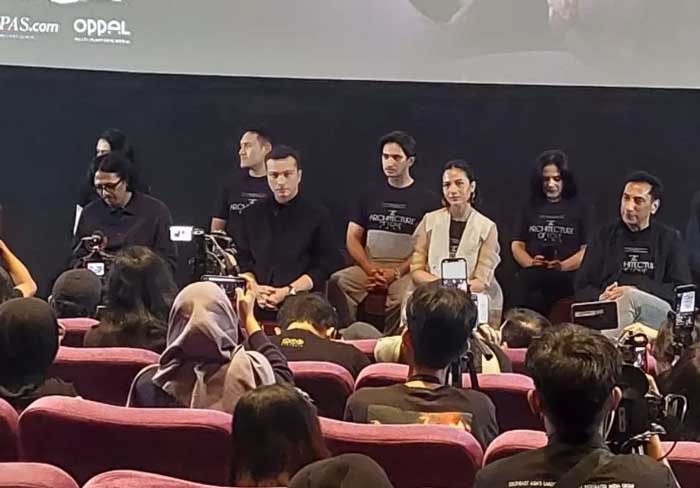 Suasana Press Screening dan Konferensi Pers film The Architecture of Love