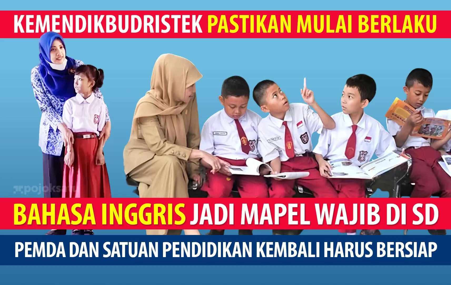 Kemendikbudristek memastikan mata pelajaran Bahasa Inggris menjadi mapel wajib dalam Kurikulum Merdeka.