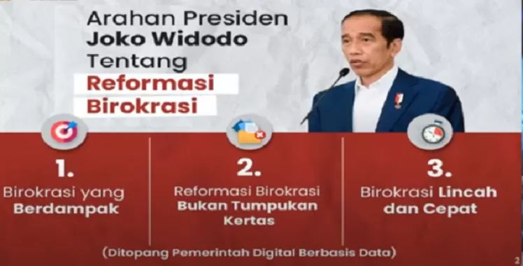 Presiden Joko Widodo beri arahan birokrasi berbasis digital dan kebutuhan talenta digital di CASN 2024.